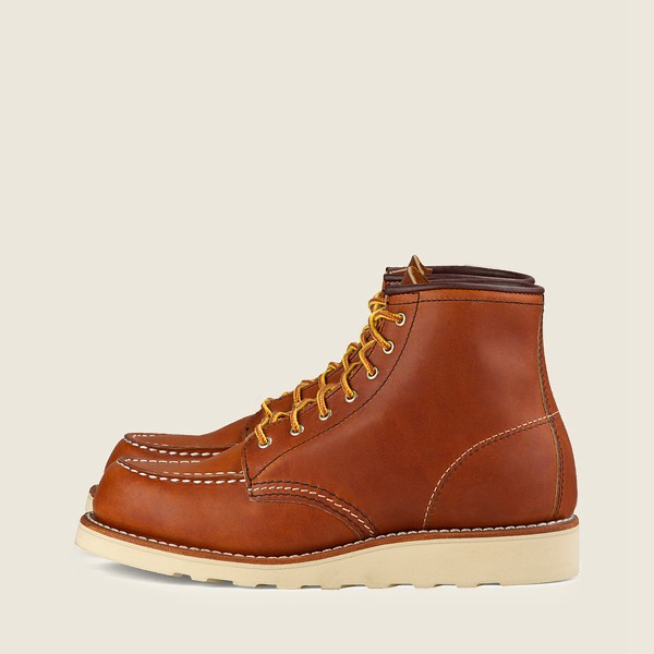 Red Wing Heritage Boots 6-Inch Classic Moc - Short Legacy Læder - Brune - Dame 8601-XTEIO